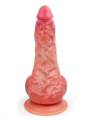 Телесный вибратор-реалистик с пультом ДУ - 24 см. фото 6 Телесный вибратор-реалистик с пультом ДУ - 24 см. фото 6