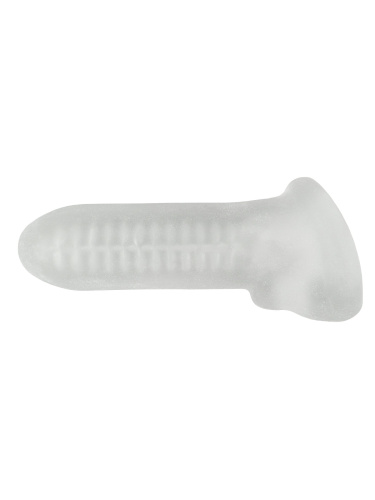 Белый фаллоудлинитель Striker - 13,5 см. фото 4