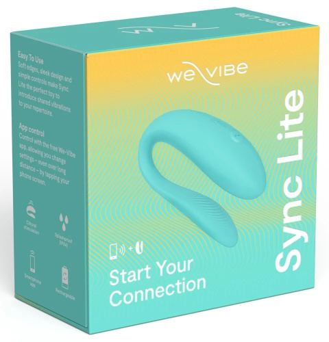 Мятный вибратор для пар We-Vibe Sync Lite фото 4