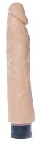 Телесный вибратор Real Skin - 23 см. Телесный вибратор Real Skin - 23 см.