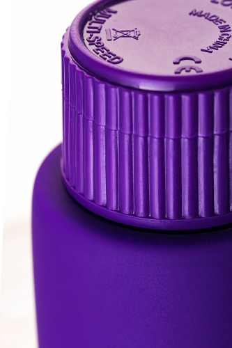 Фиолетовый вибратор с шишечками - 17 см. фото 6