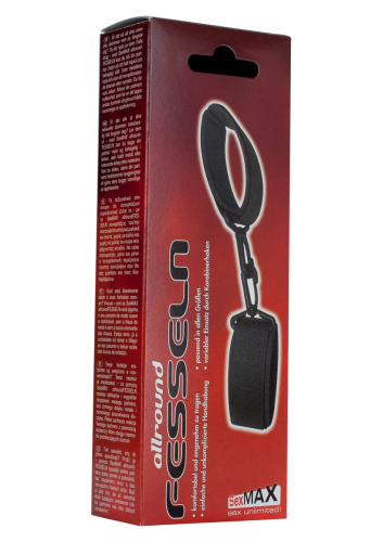 Черные наручники Sexmax Handcuffs фото 2