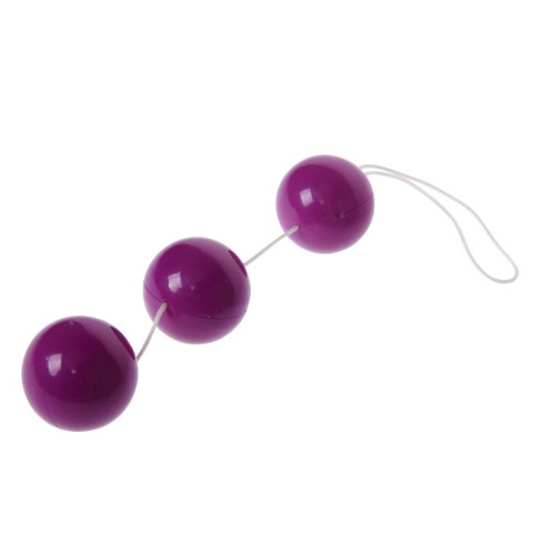Фиолетовые вагинальные шарики на веревочке фото 3