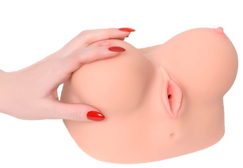 Полуторс Juliana Breast в виде груди с вибровагиной фото 5