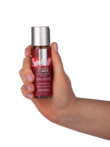 Лубрикант на водной основе JO H2O Red Velvet Cake Flavored Lubricant - 60 мл. фото 5