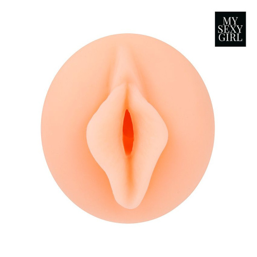 Реалистичный мастурбатор-вагина с рельефной внутренней поверхностью фото 6