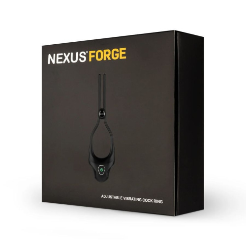 Черное эрекционное лассо с вибрацией Nexus Forge фото 2