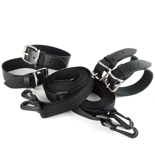 Черный комплект для растяжки на кровати «Новичок» Черный комплект для растяжки на кровати «Новичок»