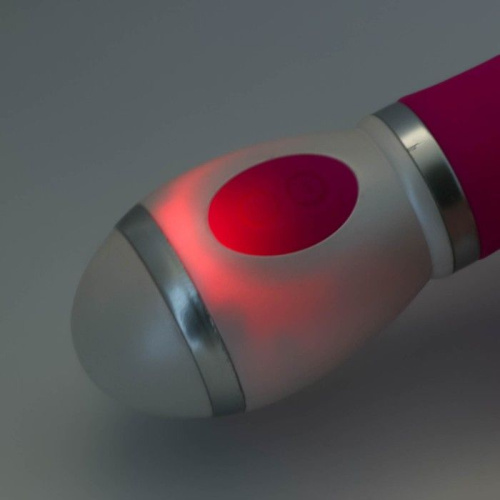 Ярко-розовый вибратор-язык Tongue Lick - 16,5 см. фото 4