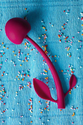 Бордовая вагинальная вишенка WILD CHERRY - 14,5 см. фото 6 Бордовая вагинальная вишенка WILD CHERRY - 14,5 см. фото 6