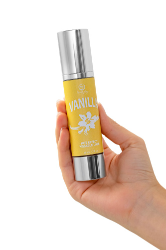 Массажное масло 2-в-1 Vanilla Hot Effect с разогревающим эффектом и вкусом ванили - 50 мл. фото 4