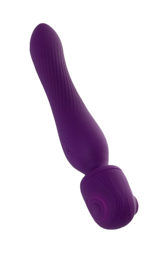 Фиолетовый универсальный стимулятор Kisom - 24 см. фото 6
