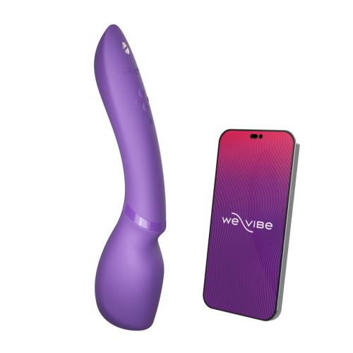 Фиолетовый жезловый вибратор We-Vibe Wand 2 - 27,3 см. фото 2