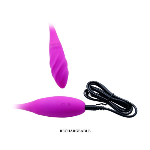 Двусторонний вибромассажер на гибком стержне Snaky Vibe - 60 см. фото 6