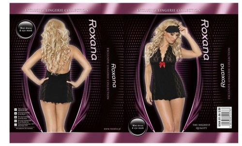 Коротенькая ажурная сорочка с бантом фото 2