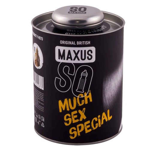 Текстурированные презервативы в кейсе MAXUS So Much Sex - 100 шт. фото 2