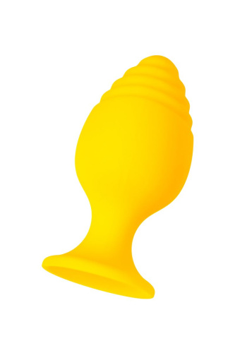 Желтая анальная втулка Riffle - 6 см. фото 4
