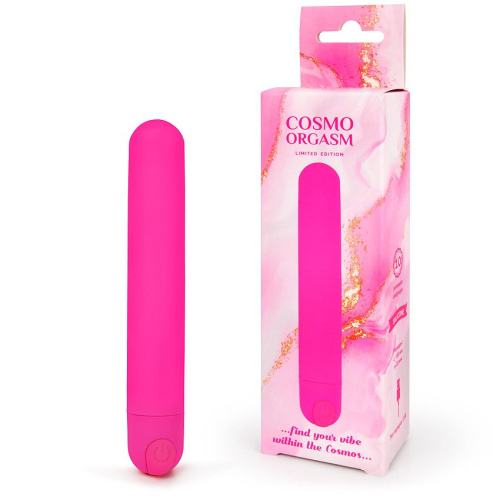 Ярко-розовый классический перезаряжаемый мини-вибратор - 12 см. фото 2