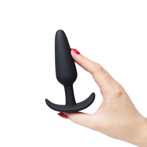 Черная анальная пробка для ношения Big Secret - 12,5 см. фото 3