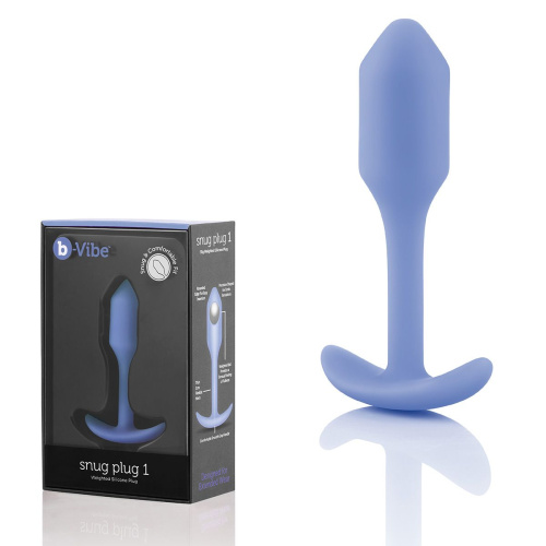 Сиреневая анальная пробка для ношения Snug Plug 1 - 9,6 см. фото 2