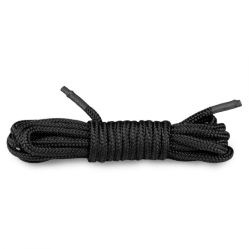 Черная веревка для бондажа Easytoys Bondage Rope - 5 м. фото 3