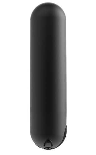 Черная перезаряжаемая вибропуля Clio - 7,6 см. фото 2