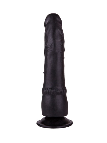 Чёрный фаллоимитатор на присоске - 19,3 см. фото 3