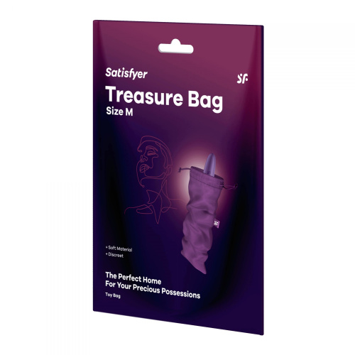 Фиолетовый мешочек для хранения игрушек Treasure Bag M фото 2