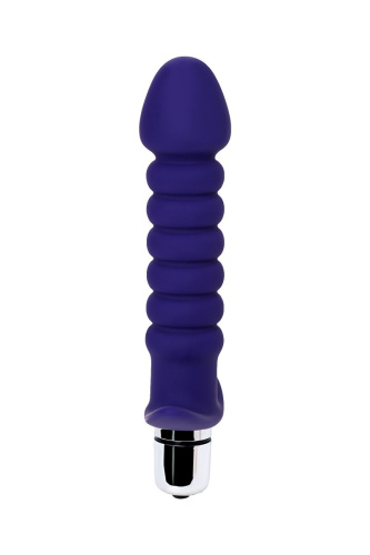 Фиолетовый анальный вибратор Condal - 14 см. фото 4