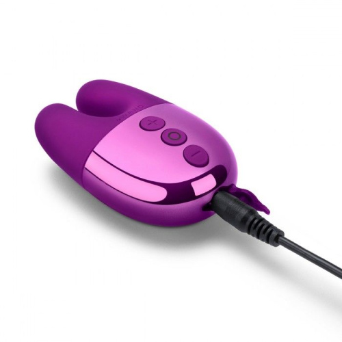 Фиолетовый вибратор с ушками Le Wand Double Vibe фото 2