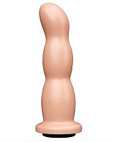 Телесная рельефная насадка Harness - 15,9 см.