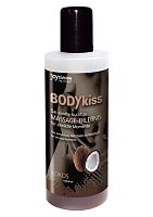 Массажное масло BODYkiss с ароматом кокоса - 100 мл.