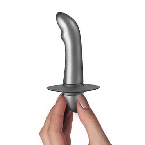 Серый массажер простаты Climaximum Gratus - 10 см. фото 3