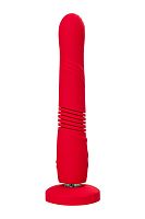 Красный пульсатор Gravity со съемной присоской - 25,9 см.