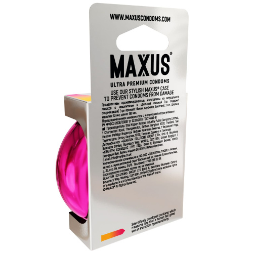 Ароматизированные презервативы Maxus Exotic Mix - 3 шт. фото 4