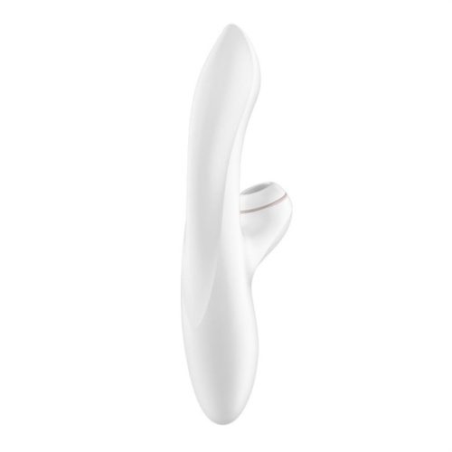 Вибромассажер с вакуумно-волновой клиторальной стимуляцией Satisfyer Pro + G-Spot - 22 см. фото 4