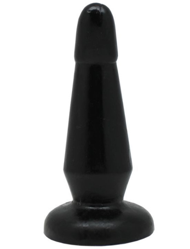 Чёрная анальная пробка с загнутым кончиком - 13 см. фото 3
