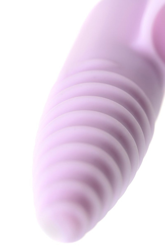 Нежно-розовая вибронасадка на палец для анальной стимуляции JOS NOVA - 9 см. фото 8