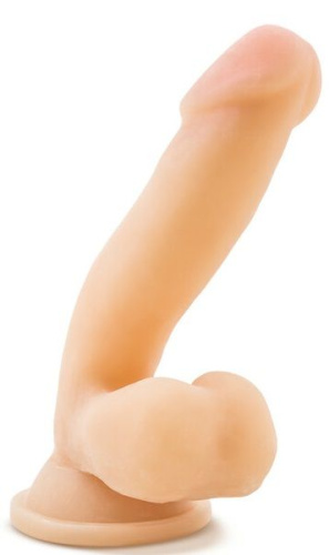 Телесный фаллоимитатор на присоске 6.5  Sensa Feel Dildo - 17,78 см. фото 2