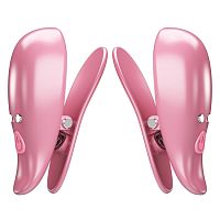 Розовые вибромассажеры для сосков с пультом ДУ Cayley