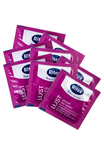 Рифленые презервативы RITEX LUST с пупырышками - 8 шт. фото 2