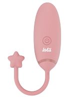 Нежно-розовое виброяйцо с управлением через приложение Diana