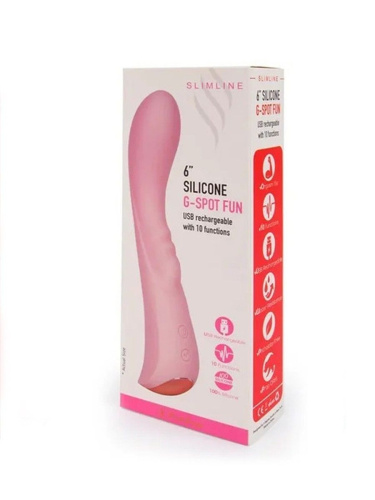 Малиновый вибратор для G-стимуляции - 19,1 см. фото 4 Малиновый вибратор для G-стимуляции - 19,1 см. фото 4