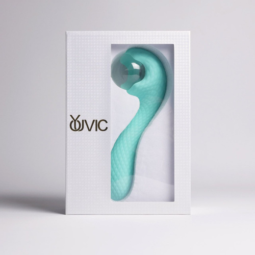 Бирюзовый вибромассажёр с деликатными токами фото 3 Бирюзовый вибромассажёр с деликатными токами фото 3