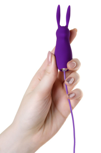 Фиолетовое виброяйцо с пультом управления A-Toys Bunny, работающее от USB фото 3