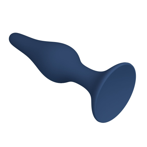 Синяя анальная пробка Slim Anal Plug S - 10,3 см. фото 4 Синяя анальная пробка Slim Anal Plug S - 10,3 см. фото 4