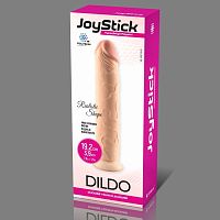 Телесный фаллоимитатор JoyStick на присоске - 19,2 см.