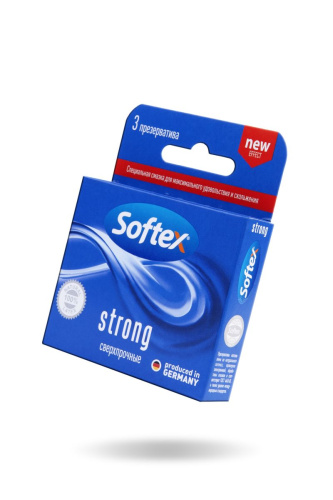 Сверхпрочные презервативы Softex Strong - 3 шт. фото 2