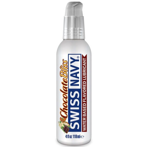 Лубрикант с ароматом шоколада Swiss Navy Chocolate Bliss Lube - 118 мл. фото 2