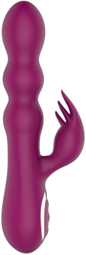 Сливовый вибратор-кролик AN Stamen с массажем бусинами - 22 см. фото 4 Сливовый вибратор-кролик AN Stamen с массажем бусинами - 22 см. фото 4